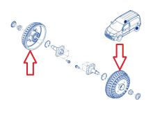 Brake drum Renault Kangoo 2008-2021 - 229 mm