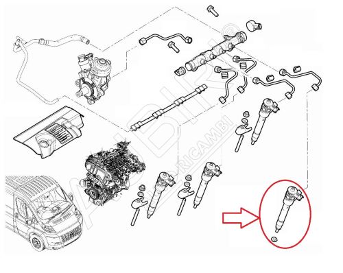 Injector Fiat Ducato since 2021 2.2D