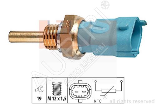 Water temperature sensor Iveco Daily since 2000, Fiat Ducato since 1994, Stralis