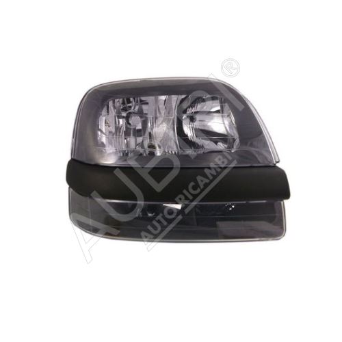 Headlight Fiat Doblo 2000-2005 right front H7+H1, without fog light, with motor