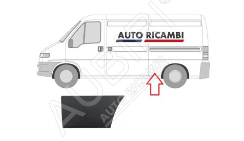 Protective trim Fiat Ducato 2002-2006 left, in front of the rear wheel