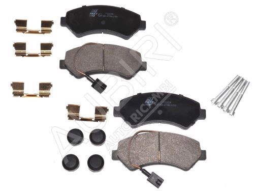 Brake pads Fiat Ducato since 2006 front Q17H, 2-sensors, with accessories