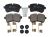 Brake pads Iveco Daily since 2006 35C rear, with accessories