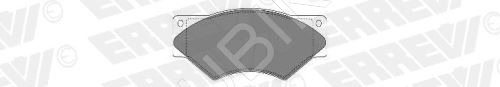Brake pads Iveco TurboDaily 1996-2000 59-12 front, 2-sensors