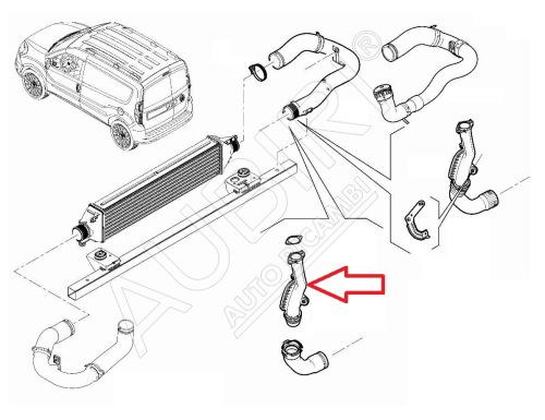 Charger Intake Hose Fiat Doblo 2015-2022 1.3D