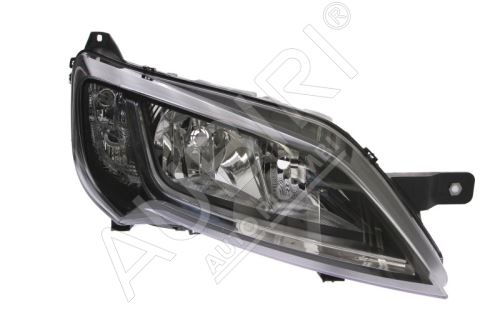 Headlight Fiat Ducato since 2014 right H7+H7 black frame without LED