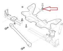 Rear axle bolt M8X28 Fiat Ducato, Jumper, Boxer since 2006 with air suspension (1)