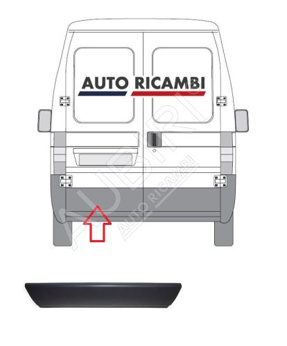 Protective trim Fiat Ducato 2002-2006 rear, left door