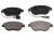 Brake pads Fiat Doblo since 2010, Fiorino since 2007 front, 2-sensors