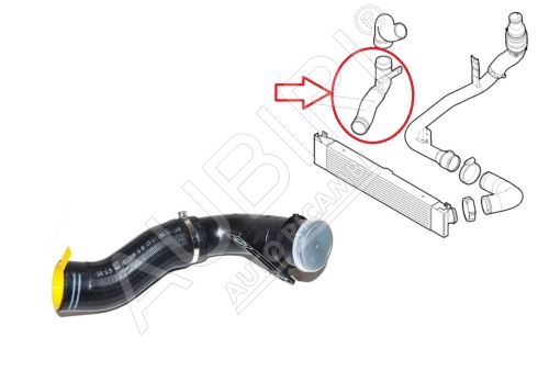 Charger Intake Hose Fiat Ducato since 2006 from intercooler to throttle