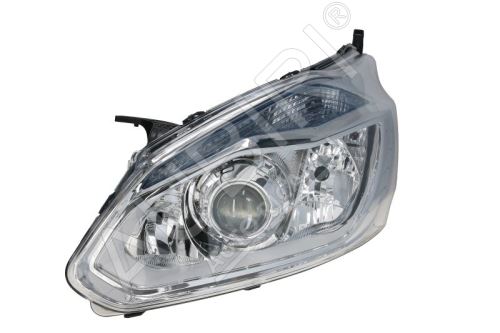 Headlight Ford Transit, Tourneo Custom 2012-2016 front, left with daylight, chrome