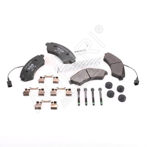 Brake pads Fiat Ducato since 2006 front Q17H, 2-sensors, with accessories