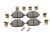 Brake pads Citroën Berlingo, Partner since 2018, Doblo since 2022 rear