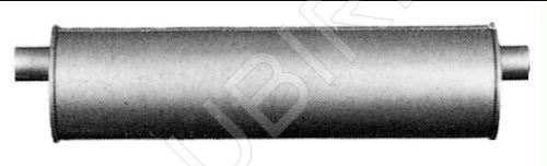 Exhaust silencer Iveco TurboDaily - MTS - 93822669 | AUBIRI.eu