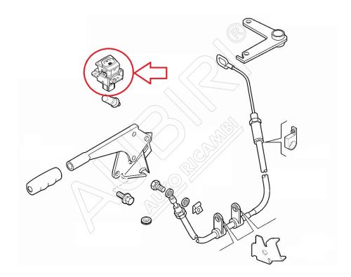 Electric parking brake switch Fiat Ducato, Jumper, Boxer since 2011