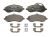 Brake pads Fiat Scudo 2007-2016 1.6/2.0D front, 1-sensor, with accessories