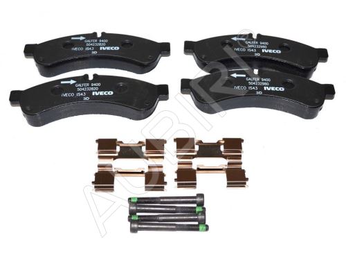 Brake pads Iveco Daily since 2006 65/70C rear, with accessories