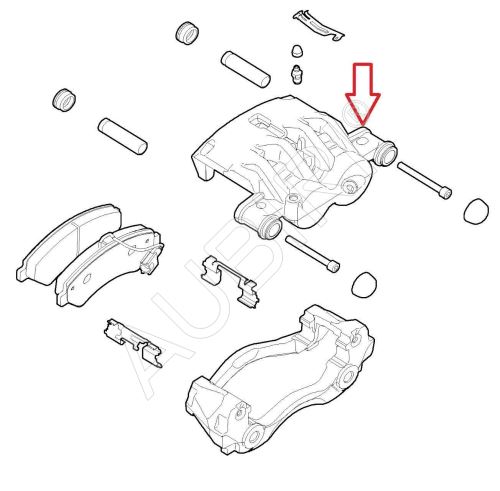 Brake caliper Fiat Ducato since 2021 front, right