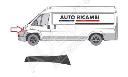 Protective trim Fiat Ducato 2006-2014 left under the headlight