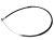 Handbrake cable Fiat Ducato since 2006 Q17H VAN rear, 1390/1075 mm