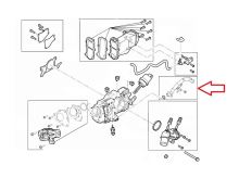 EGR valve pipe Fiat Ducato since 2021 2.2D, Doblo 2016-2022 1.6D