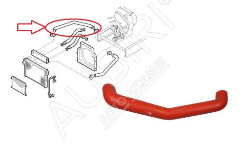 Charger Intake Hose Iveco Daily 2000-2006 2.8 C11/13 from turbocharger to intercooler