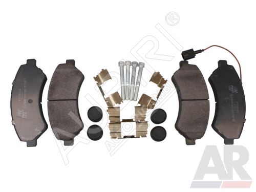 Brake pads Fiat Ducato since 2006 front Q17H, 1-sensor, with accessories