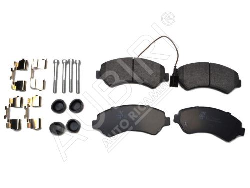 Brake pads Fiat Ducato since 2006 front Q20, 1-sensor, with accessories